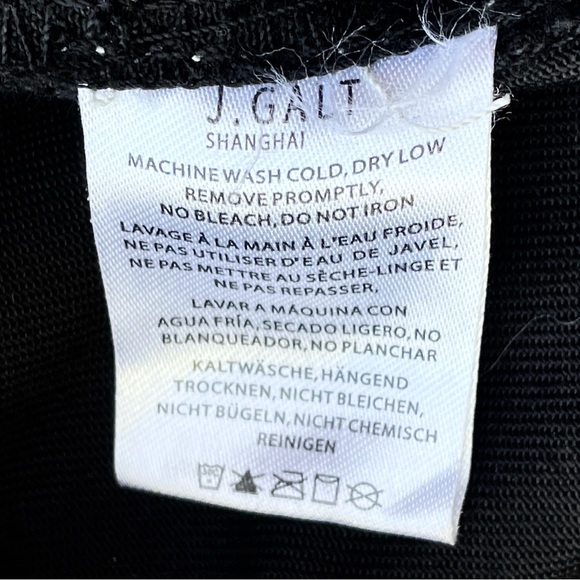 Brandy Melville John Galt Black Pleated Mini Dark Acadamia Skort - Me - Picture 6 of 8